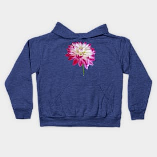 Dahlia Edged in Pink Kids Hoodie